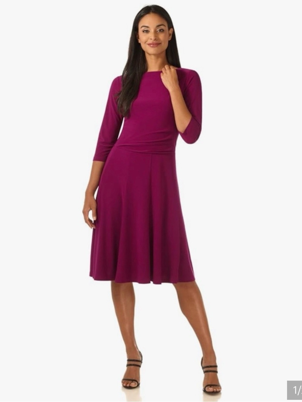 Women’s Circle Skirt in Deep Berry